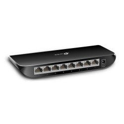 Switch TP-Link 8 puertos RJ45 10/100/1000 Mbps no administrable para escritorio
