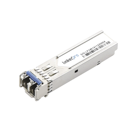 Transceptor Industrial SFP (Mini-Gbic), Monomodo, 1.25 Gbps de velocidad, Conectores LC Dúplex, Hasta 20 km de Distancia