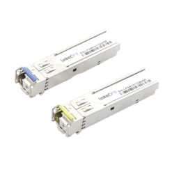 Transceptores Industriales SFP Bidireccionales (Mini GBIC), Monomodo, 