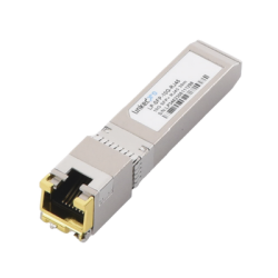 Transceptor SFP+ a RJ45, 10 Gbps, Conector RJ45, Distancia de hasta 30