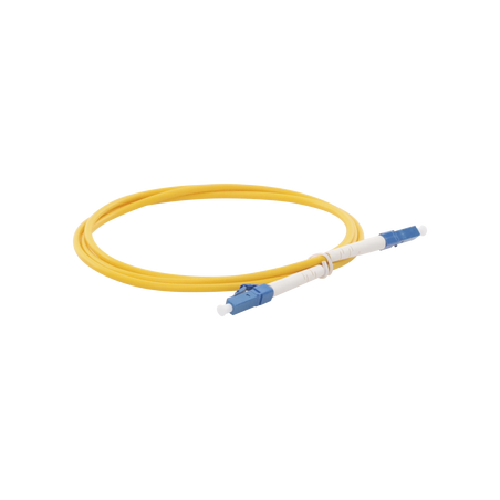 Jumper de Fibra Óptica Monomodo LC/UPC-LC/UPC Simplex de 1 metro, 3mm