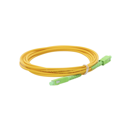 Jumper de Fibra Óptica Monomodo SC/APC-SC/APC Simplex de 2 metros 3mm