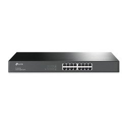 Switch TP-Link 16 puertos 10/100/1000 mbps no administrable rack de 19 pulgadas