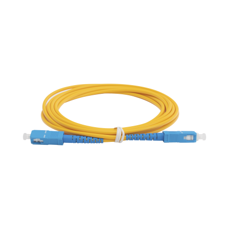 Jumper de Fibra Óptica Monomodo SC/UPC-SC/UPC Simplex de 3 metro, 3mm