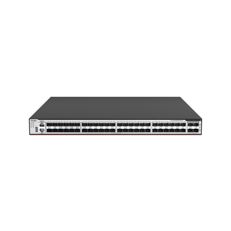 Switch Core Administrable Capa 3 con 8 puertos Gigabit, 24 SFP y 8 SFP+ Combo para fibra 10Gb, gestión gratuita desde la nube.