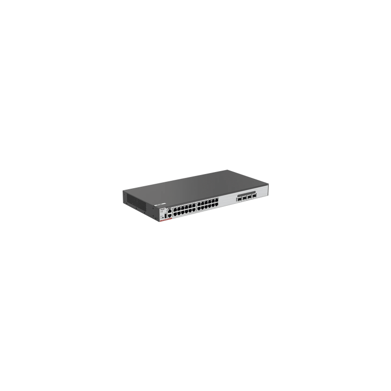 Switch Core PoE 802.3bt 370W Capa 3 Multi-Gigabit 24 puertos 5Gb/2.5Gb/1Gb/100M, 4 puertos fibra SFP28 25Gb