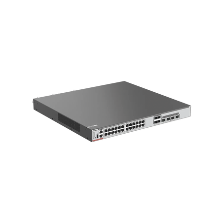 Switch Core PoE 1,650W Capa 3 Multi-Gigabit 24 puertos 10Gb/5Gb/2.5Gb/1Gb/100M, 4 puertos fibra SFP+ 10Gb y 4 puertos fibra SFP2