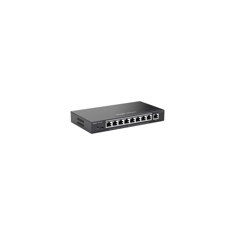 Switch Administrable 8 Puertos PoE+ 802.3af/at Gigabit, gestión gratuita desde la nube, 120w