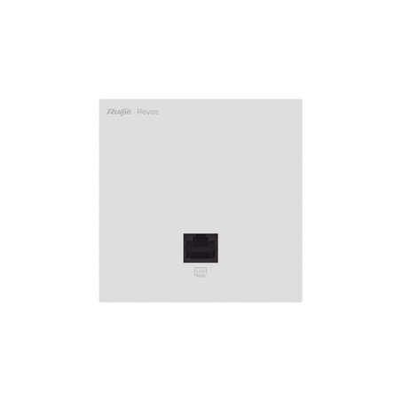 Punto de acceso Wi-Fi 6 para interior en pared, hasta 512 usuarios ideal para Hotelería, discreto incrustado en pared.