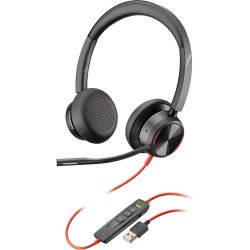 POLY Auriculares estéreo USB-A Blackwire 8225