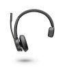 Diadema POLY VOYAGER 4310-M certificado para Microsoft Teams con USB-A, Inalámbrico, Oficina/Centro de llamadas