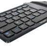Teclado Targus inalámbrico plegable ergonómico USB, color negro