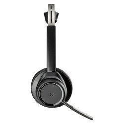 Diadema POLY Voyager Focus B825 USB-A, Inalámbrico, Oficina/Centro de llamadas, 155 g, Negro
