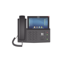 Teléfono IP empresarial para 20 líneas SIP, pantalla táctil de 7", Bluetooth integrado, PoE y hasta 127 botones DSS con doble pu