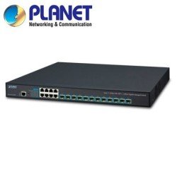 Switch planet xgs-6350-12x8tr admin l3 12 sfp+ + 8 RJ45 1GBps fuente redundante