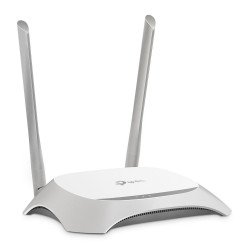 Router inalámbrico TP-Link 300mbps 802.11n/g/b 4 puertos LAN 10/100 1 puerto WAN 10/100 2 antenas fijas externas