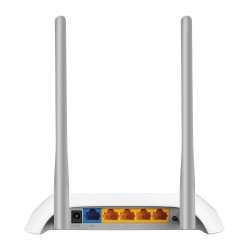 Router inalámbrico TP-Link 300mbps 802.11n/g/b 4 puertos LAN 10/100 1 puerto WAN 10/100 2 antenas fijas externas