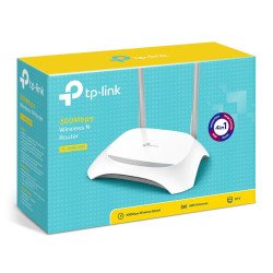 Router inalámbrico TP-Link 300mbps 802.11n/g/b 4 puertos LAN 10/100 1 puerto WAN 10/100 2 antenas fijas externas