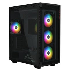 Gabinete xpg battlecruiser mid-t black 4 fan (battlecruiseriist-bkcww)