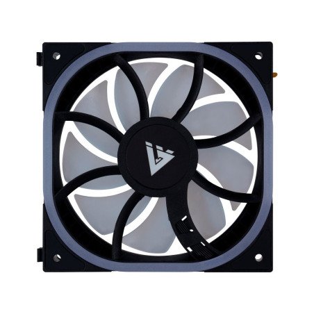 Ventilador modular game factor 120mm 58cfm 1900rpm RGB negro fg500-bk