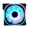Ventilador modular game factor 120mm 58cfm 1900rpm RGB negro fg500-bk
