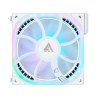 Ventilador modular game factor 120mm 58cfm 1900rpm RGB blanco fg500-wh