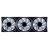 Kit ventiladores modular game factor 3x120mm 58cfm RGB negro fkg500-bk
