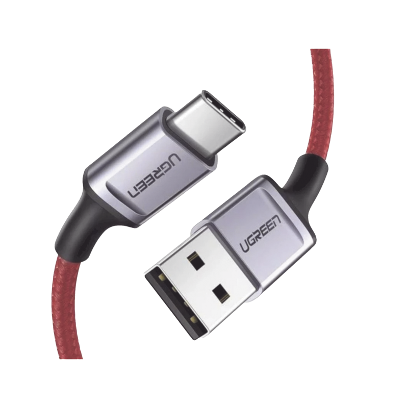 Cable USB-A a USB-C, 1 Metro, Protección Integrada, Carga Rápida, QC 4