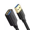 Cable Extensor USB 3.0, 3 Metros, Macho-Hembra, 5 Gbps, Ultra Durabilidad, Núcleo de cobre estañado 28, 22 AWG, Blindaje interio