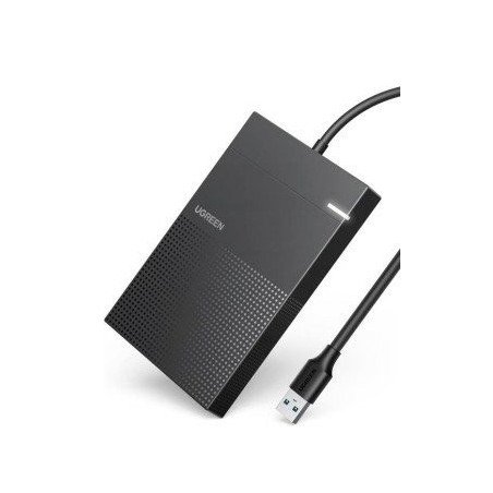Carcasa de Disco Duro 2.5'' (Enclosure), Adecuado para HDD y SSD de 2.5", Chip Inteligente, UASP & TRIM, Led Indicador, ABS