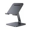 Soporte de Aluminio para IPad & Tablet, Plegable, Angulo Ajustable