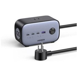 Cargador de Escritorio y Tomacorriente Múltiple, 3 Puertos USB-C