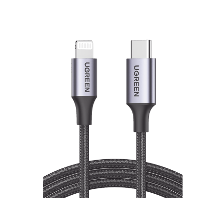 Cable USB-C a Lightning, 1 Metro, Certificado MFi, Carga Rápida 60W, 4