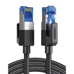 Cable Ethernet Cat8 CLASSIF/FTP Redondo con Malla de Nylon 1 Metro