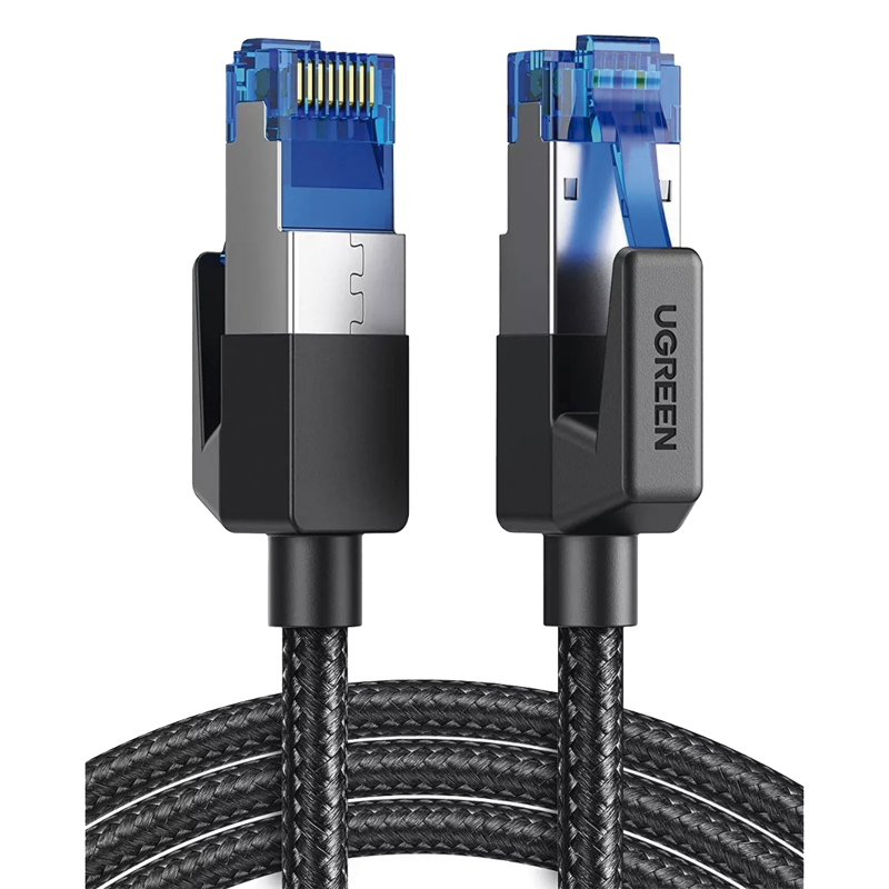 Cable Ethernet Cat8 CLASSIF/FTP Redondo con Malla de Nylon 2 Metros