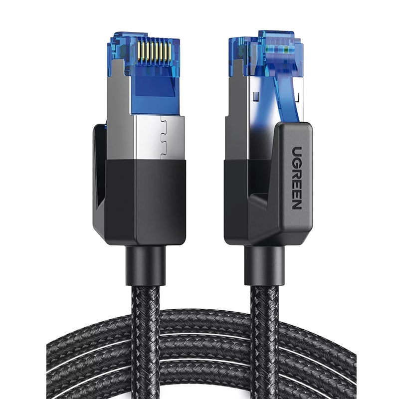Cable Ethernet Cat8 CLASSIF/FTP Redondo con Malla de Nylon 5 Metros