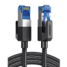 Cable Ethernet Cat8 CLASSIF/FTP Redondo con Malla de Nylon 5 Metros