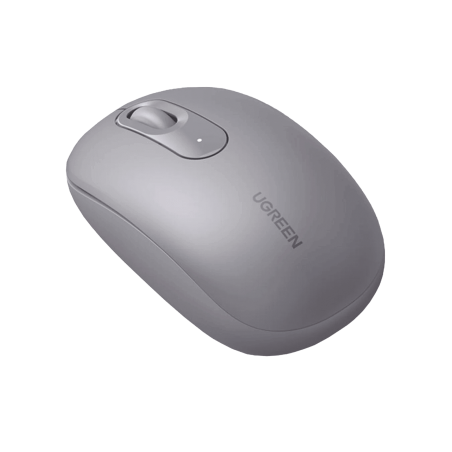 Mouse Inalámbrico 2.4G 800, 1200, 1600, 2400 DPI, Función de 3 botones, Alcance 10m, Silencioso, Ergonómico, Anti-caída y Anti-i