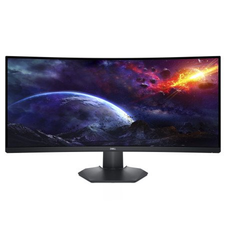 Monitor gaming LCD Dell S3422DWG 34" Class UW-QHD Pantalla curva - 21:9 - 86.4cm (34") Viewable - Vertical Alignment (VA) - Bord