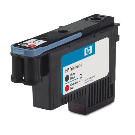 Cabezal de impresión No. 73, negro mate/rojo cromo, Tinta, formato amplio, CD949A