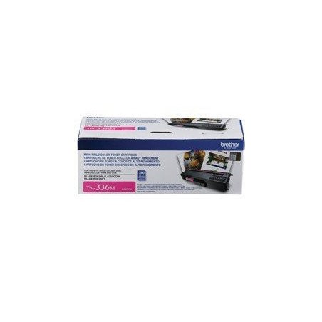 Tóner Brother magenta TN336M alto rendimiento para imprimir hasta 3500 páginas