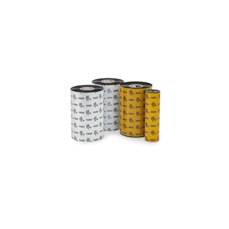 RIBBON CERA 0mmx450m (4.33inx1476ft), 6000, Wax, 25mm (1in)core, Tabletop, Caja con 24 rollos