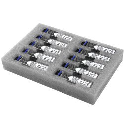Paquete de 10 SFP Compatibles con Cisco GLC-LH-SMD - 1000BASE-LX/LH - Fibra Monomodo 1Gb LC 10km Firepower/ASR920/IE2000 DDM - P
