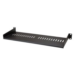 Charola Estante Ventilado de 1U para Gabinete Rack de Servidores de 19 Pulgadas - 7" de Profundidad - en Acero - 20kg - 20.05kg