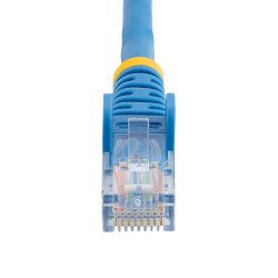 Cable de Red de 10m Azul Cat5e Ethernet RJ45 sin Enganches - Extremo Secundario: 1 x RJ-45 Network - Male - Cable de conexión -