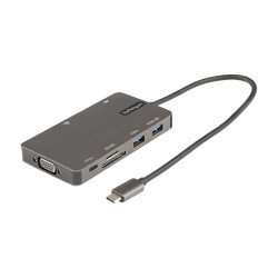 Adaptador Multipuertos USB C - Docking Station USB Tipo C HDMI 4K 30Hz VGA - Hub USB 3.0 5Gbps (USBA/USBC) - PD 100W - 1 Display