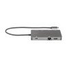 Adaptador Multipuertos USB C - Docking Station USB Tipo C HDMI 4K 30Hz VGA - Hub USB 3.0 5Gbps (USBA/USBC) - PD 100W - 1 Display