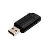 Unidad flash USB PinStripe de 64 GB - Negro
