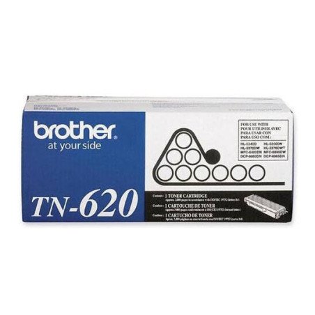 Cartucho tóner Brother TN620, Negro, Laser