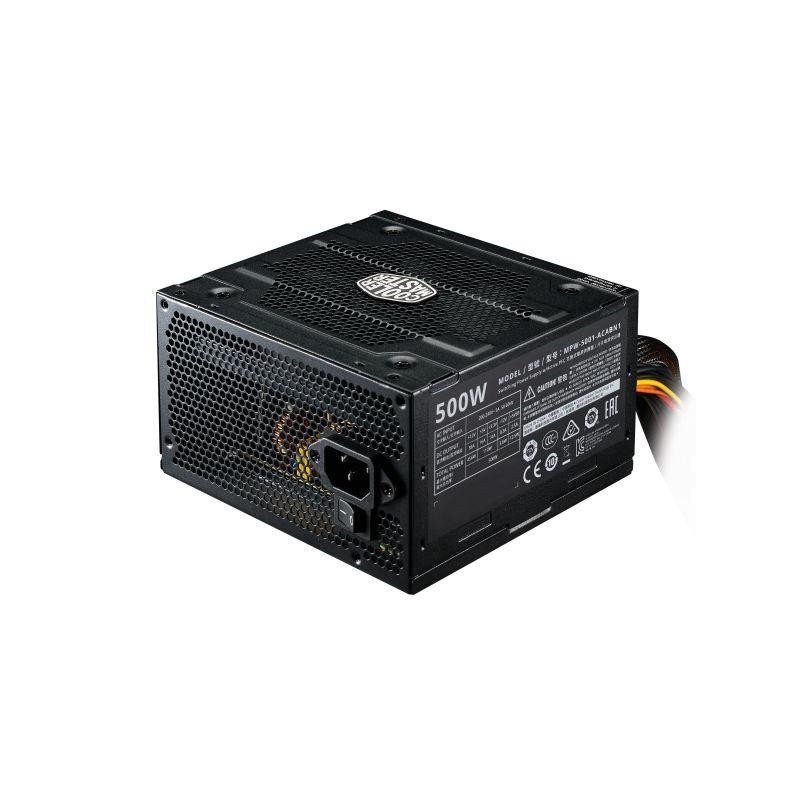Fuente de poder Cooler Master elite nex White 500w, 80 plus certificada, versión aTX 12v.